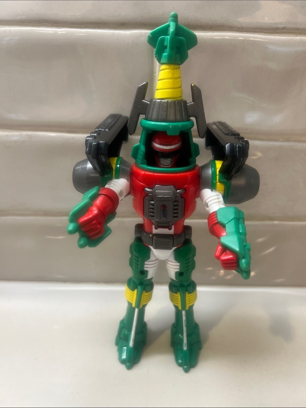 Power Ranger Turbo Drill Green action Figure 2006